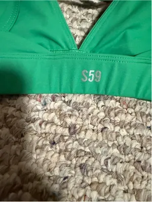 Splits59 Theo Rigor Bra Grass Green Sport- Size Small thumbnail 7