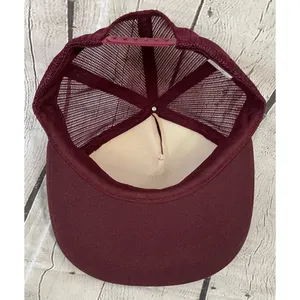 Vintage Burgundy Mr. Bad Wrench Snapback Trucker Hat thumbnail 6