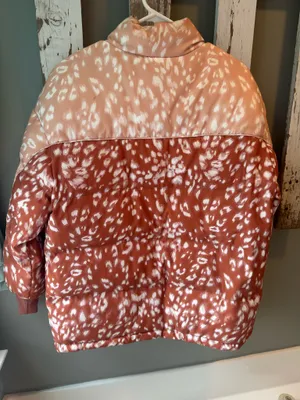 Ombré leopard print down jacket Multiple thumbnail 2