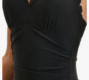 Mnriuocll Women's Swimsuit, Elegant, Solid Color, Swimsuit, Bathing Suit, Swimsuit, Swimsuit, V-Neck Swimsuit, Push-Up Swimsuit, Elegant Swimsuit thumbnail 4