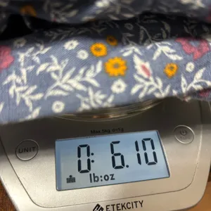 a.n.a Blouse Blue Floral Cotton Puff Sleeve Square Neck Boho Cottage Peasant M‎ thumbnail 8