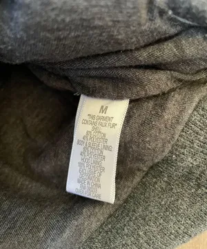 Roxy grey hooded zip up Peacoat style jacket Sherpa lined Women’s size medium thumbnail 10