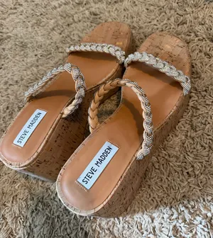 Steve Madden Cork Platform Sandals thumbnail 1