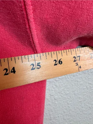 Anthropologie Pink 1995 Crewneck Sweatshirt Womens M Oversized Casual Athlesuire thumbnail 6