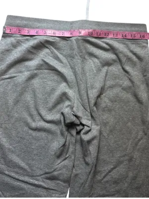 Nike Women’s Light Gray Fleece LinedSweatpants SzM thumbnail 6