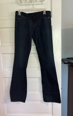Citizens of Humanity Dark Blue Women's Maternity Bootcut Jeans thumbnail 1