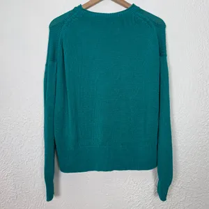 J.Crew Relaxed Cotton Linen Blend Beach Sweater Size Medium thumbnail 2