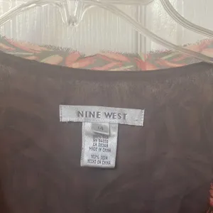FINAL MARKDOWN Nine West silk top 14 thumbnail 3
