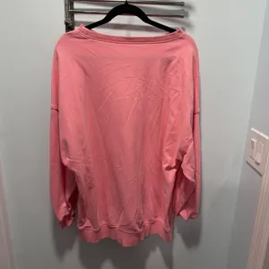 Pink Oversized Sweatshirt XL Relaxed Fit Casual Athleisure Loungewear thumbnail 3