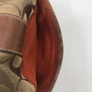 COACH Brown C Signature Design Leather Wallet thumbnail 3