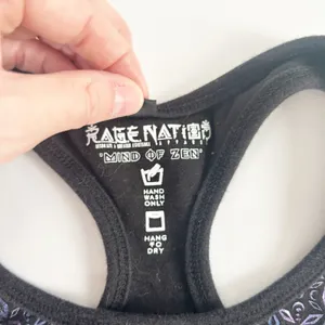 Rage Nation Womens Mind of Zen Sacred Geometry Festival‎ Racerback Sports Bra S thumbnail 6