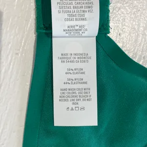 Aerie New SMOOTHEZ Mesh Unlined Underwire Balconette Bra Green Envy Size 36C thumbnail 13