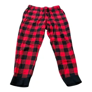 Old Navy Buffalo Red/Black Plaid Pajama Jogger Pants Women Size Medium Holiday thumbnail 1