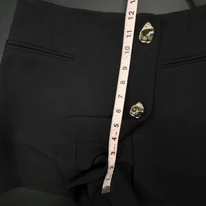 ZARA Black High Waisted Sailor Skort Gold Button Mini S 4 6 NWT thumbnail 10