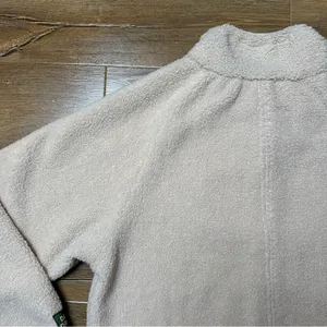 NWT Cozy Quarter Zip in Sand Tan Sherpa Fleece Size XS/S thumbnail 10