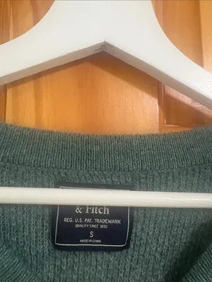 Abercrombie & Fitch Size Small Green Vintage Y2K knitted Sweater thumbnail 3