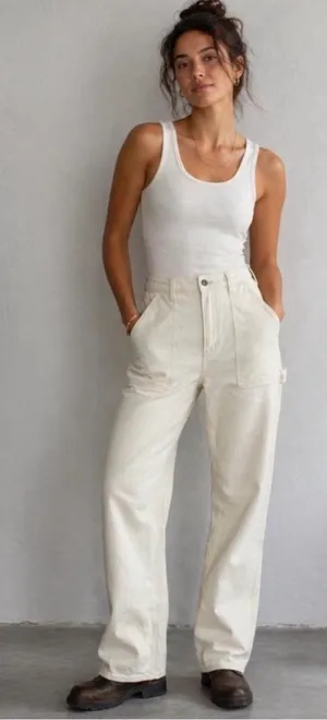 Abercrombie & Fitch The 90’s Straight Ultra High-Rise Jeans Size 27/4 thumbnail 1