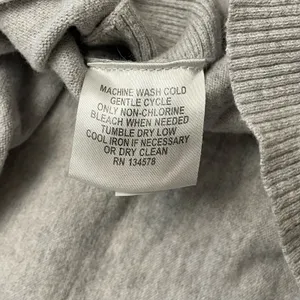 Vineyard Vines Wool Cotton Blend Turtleneck Sweater Womens‎ Gray Size S thumbnail 7