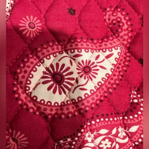 RETIRED: Vera Bradley | small Mesa Red cosmetic bag. thumbnail 8