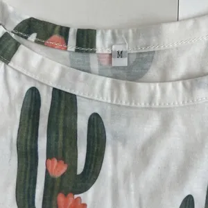 Women’s Cactus Tank Top M Casual Desert Festival Boho Summer Tropical Vacation thumbnail 3