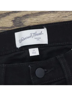 NWT Universal Thread Mid-Rise 80's Slim Straight Ankle Jeans 94627412 Black 2 thumbnail 6