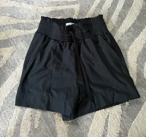 Abercrombie and fitch black high waisted athletic shorts XXS thumbnail 1