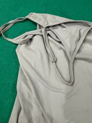Full length loose coveralls Gray thumbnail 3