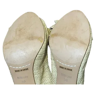 Bibi Anthropolgie Lou Pumps‎ Heels Size 39/7 US Miho Natural Womens Peep Toe thumbnail 10