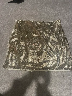 Lulus Gold Sparkly  Skirt thumbnail 2