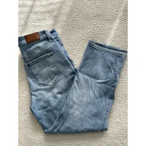 Flag & Anthem High-Rise Straight Jeans Distressed Ankle Stretch Blue Womens Sz10 thumbnail 7