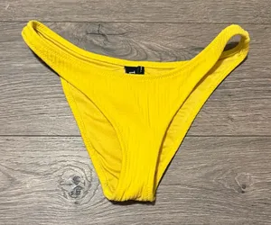 triangl swimwear Yellow Ribbed Bikini Bottom thumbnail 1