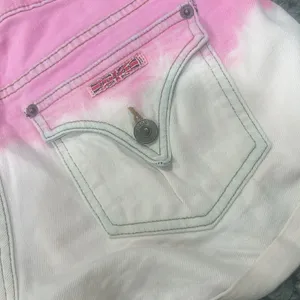 Hudson Jeans Hampton‎ Cuffed Short Short in Pink Gradient Size 25 thumbnail 8
