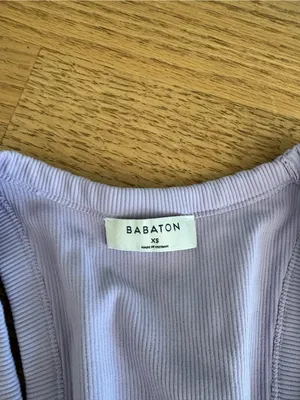 Babaton Soft Lavender Ribbed Tank thumbnail 2