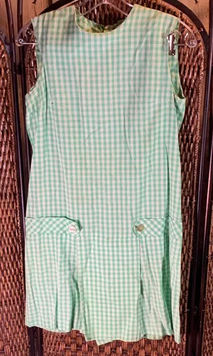 Vintage 1950’s/60’s Green Sleeveless Romper Size S thumbnail 1