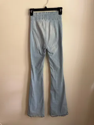 We The Free Free People High Rise Flare Jeans Size 26 thumbnail 3