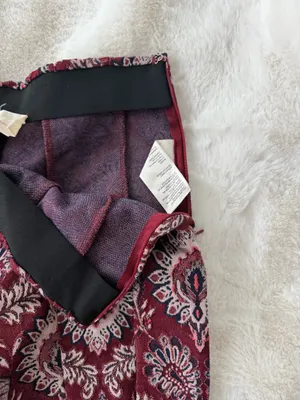 Anthropologie Patterned Bell Bottom Pants thumbnail 4