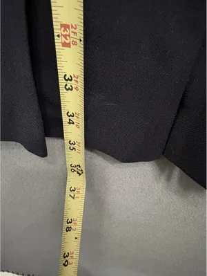 #HCOLLECTIBLES Womens Black Pleated Button-Front Lined Midi Skirt Size 16 thumbnail 5