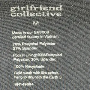 Girlfriend Collective Skort Tennis Skirt Women Medium Midnight Blue Side Slits‎ thumbnail 5