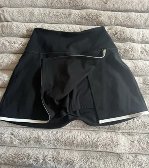 Abercrombie YPB Tennis Black Mini Skirt with White Trim thumbnail 6