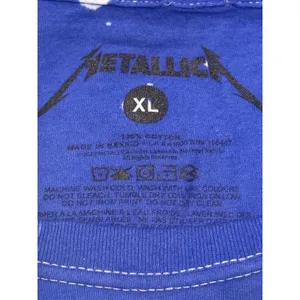 Metallica‎ Vintage Style In Vertigo You Will Be TyeDye ShortSleeve Shirt XL Blue thumbnail 8