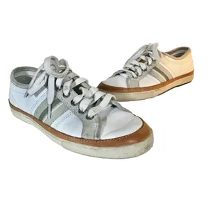Coach "Brad" White & Gray Suede & Leather Sneakers (7.5) thumbnail 6