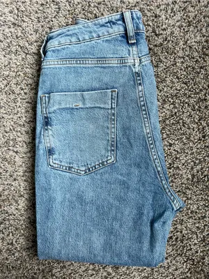 Zara Light Blue Bootcut Jeans - Women's thumbnail 4