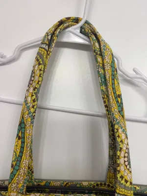 Vera Bradley Miller Bag Lemon Parfait Large Quilted Travel Tote Retired thumbnail 3