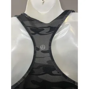Lululemon Tank Top Womens Medium Gray Camo Racerback Relaxed Fit Yoga Athletic thumbnail 6