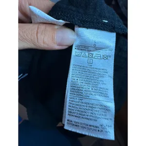 Gap Black Gauze Cotton Ruffle Neck Blouse thumbnail 5