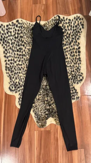 Black athletic jumpsuit thumbnail 2