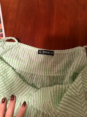 Shein Striped Top thumbnail 3