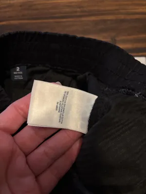 Lands end pull on black shorts mid rise 2 new thumbnail 3