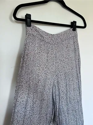 AFRM Lightweight Animal Leopard Print High Rise Pants Size Small thumbnail 3