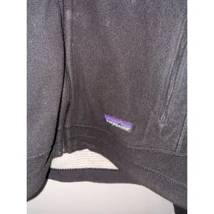 Patagonia R2 Regulator Fleece Jacket Womens L Black Full Zip Waffle Grid Jacket thumbnail 2